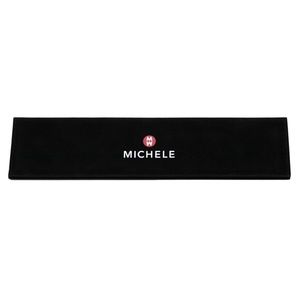 Michele Black Velvet Fold Over Sleeve For Strap